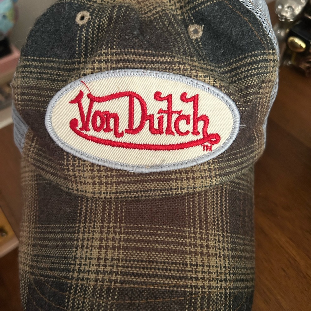 Von Dutch Black and Tan Cap